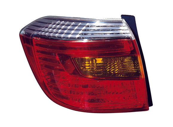 2008-2010 Toyota Highlander Tail Lamp Driver Side Sport Model High Quality