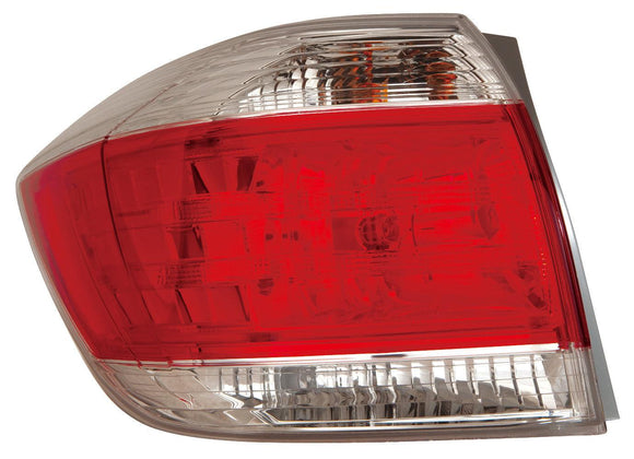 2011-2013 Toyota Highlander Tail Lamp Driver Side High Quality