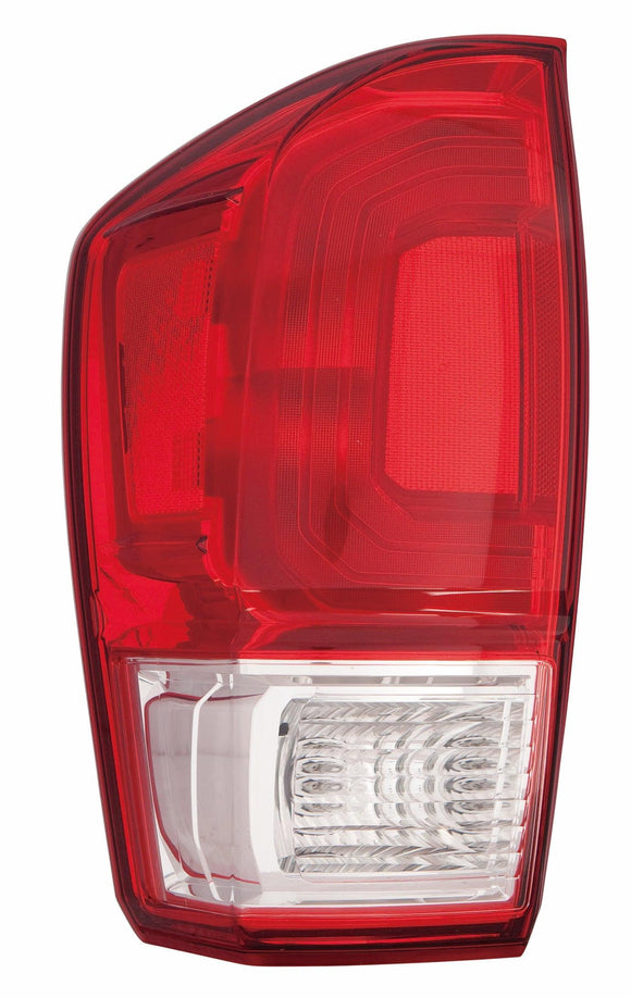 2016-2019 Toyota Tacoma  Tail Lamp Driver Side Red Bezel Base/Sr/Sr5/Sr+ Economy Quality