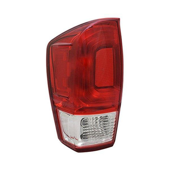 Tail Lamp Driver Side Toyota Tacoma 2016-2019 Red Bezel Base/Sr/Sr5/Sr+ Capa , To2800197C