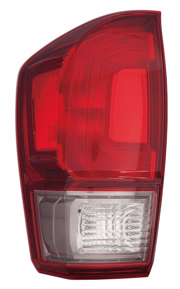 2016-2019 Toyota Tacoma  Tail Lamp Driver Side Red/Smoked Bezel Trd Sport/Trd Off Road Economy Quality