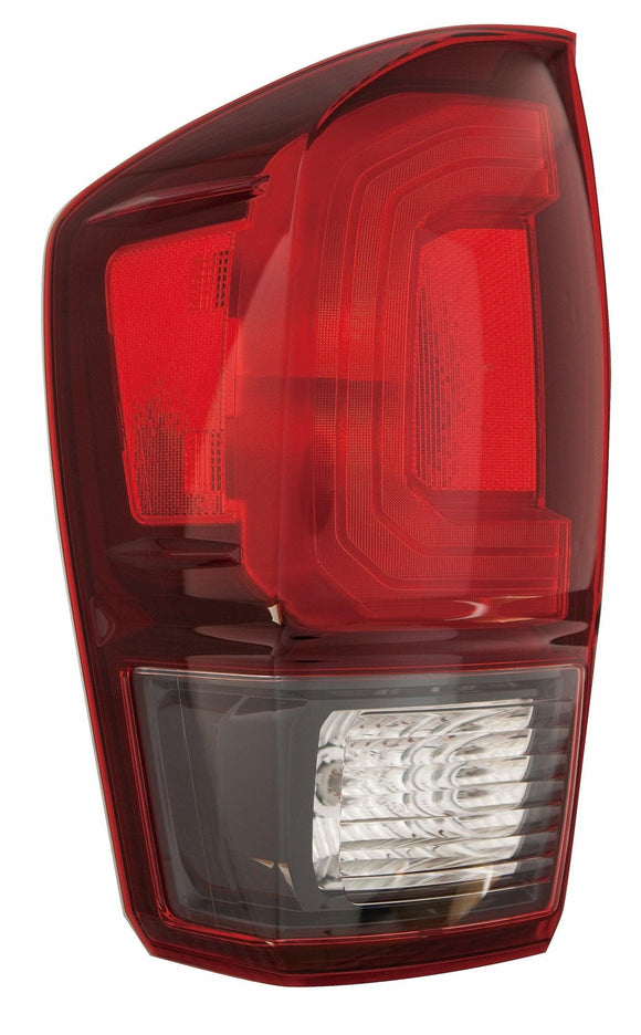 2018-2019 Toyota Tacoma  Tail Lamp Driver Side With Led Without Black Bezel Economy Quality