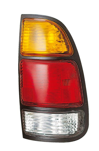 2000-2004 Toyota Tundra Tail Lamp Passenger Side Std Bed Yellowith Red White (Regular/Access Cab) High Quality