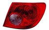 2003-2004 Toyota Corolla Sedan Tail Lamp Passenger Side High Quality