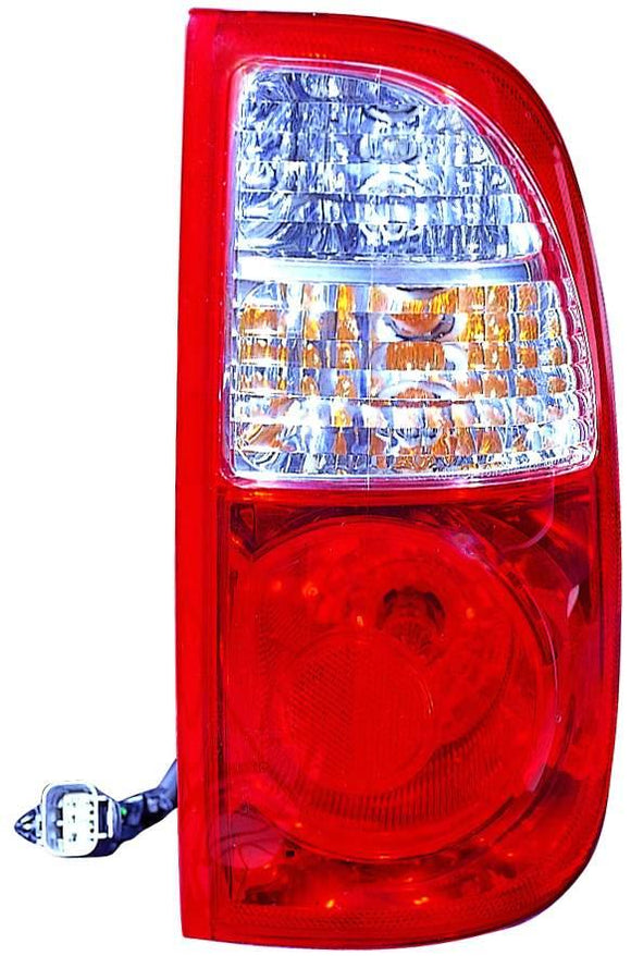 2005-2006 Toyota Tundra Tail Lamp Passenger Side White/Red (Regular/Access Cab) High Quality