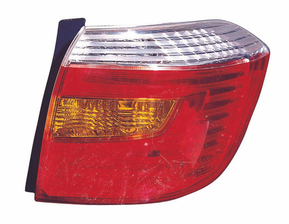 2008-2010 Toyota Highlander Tail Lamp Passenger Side Base-Ltd High Quality