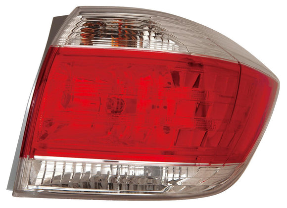 2011-2013 Toyota Highlander Tail Lamp Passenger Side