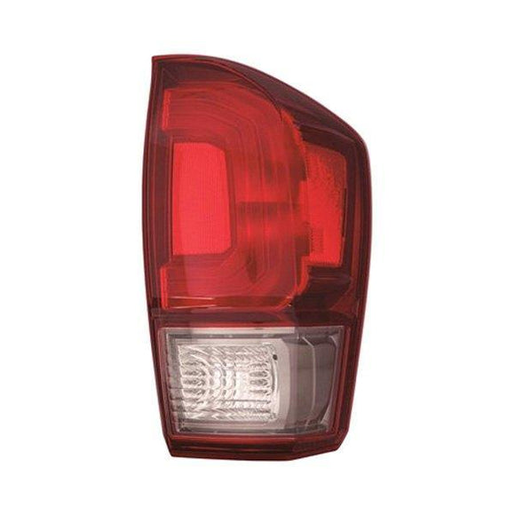 Tail Lamp Passenger Side Toyota Tacoma 2016-2019 Red/Smoked Bezel Trd Sport/Trd Off Road Capa , To2801198C