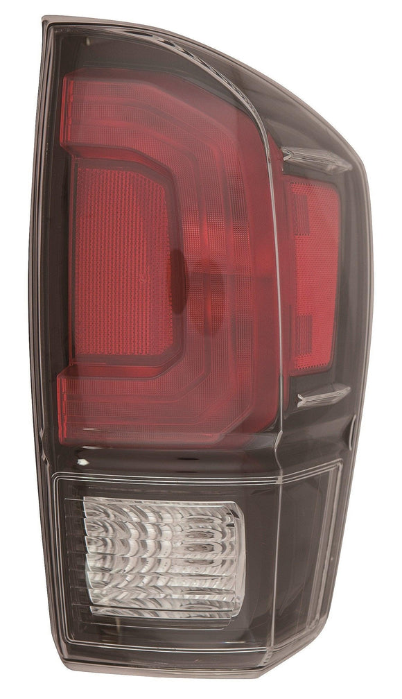 2017-2019 Toyota Tacoma  Tail Lamp Passenger Side Black Bezel High Quality