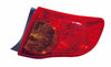 Tail Lamp Passenger Side Toyota Corolla Sedan 2009-2010 Japan Built Capa , To2805113C