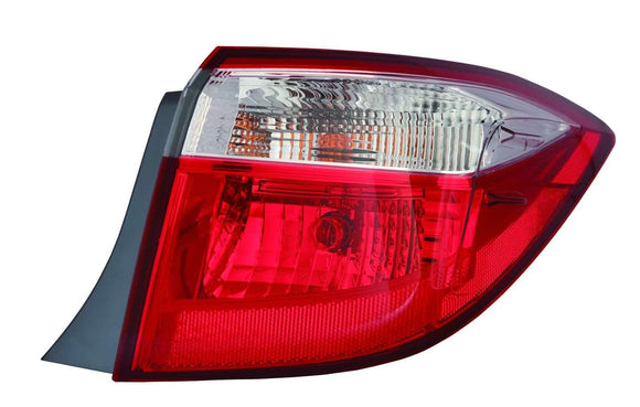 2014-2016 Toyota Corolla Sedan Tail Lamp Passenger Side High Quality