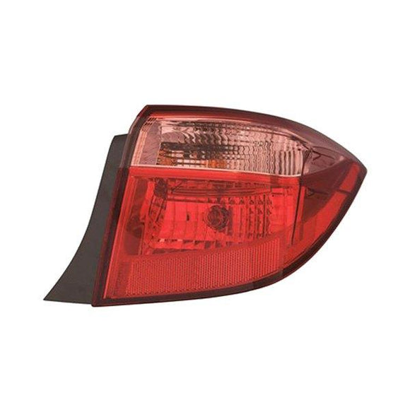 Tail Lamp Passenger Side Toyota Corolla Sedan 2017-2019 Bulb Type Capa , To2805130C