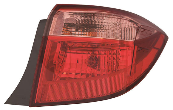 2017-2019 Toyota Corolla Sedan Tail Lamp Passenger Side Bulb Type High Quality