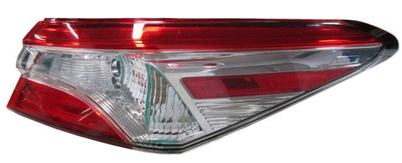 Tail Lamp Passenger Side Toyota Camry 2018-2020 Le Model Japan Built Without Smoked Tint Capa , To2805138C