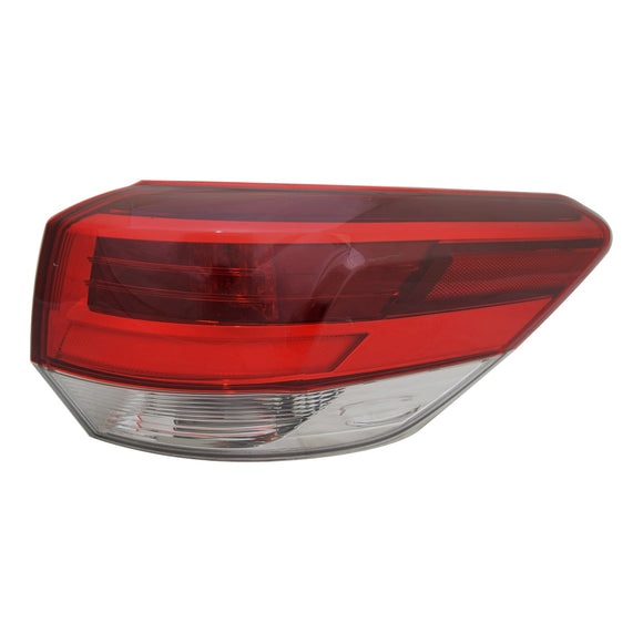 Tail Lamp Passenger Side Toyota Highlander 2018-2019 Capa