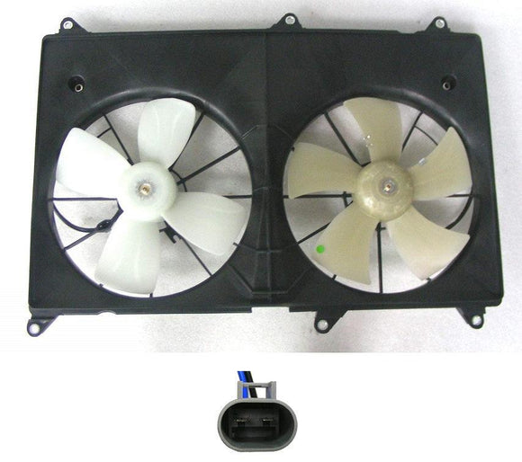 1999-2003 Lexus Rx300 Cooling Fan Assembly Dual Fan Assembly For V6 Without Tow Pkg/ For 4Cyl With Tow Pkg