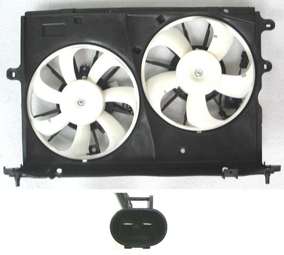 2009-2010 Pontiac Vibe Cooling Fan Assembly 2.4L