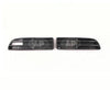 1999-2005 Volkswagen Jetta Grille Lower Passenger Side Outer (Matte-Black) Plastic