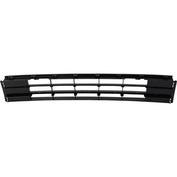 2016-2019 Volkswagen Passat Grille Lower Center Textured Black With Chrome Bar With Out Sensor/Gt/R-Line