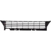 2017-2019 Volkswagen Beetle Grille Center Lower Satin Black Without Sensor