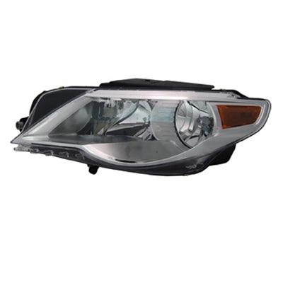 2009-2012 Volkswagen Cc Head Lamp Driver Side Halogen High Quality