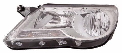 2009-2011 Volkswagen Tiguan Head Lamp Driver Side Halogen High Quality