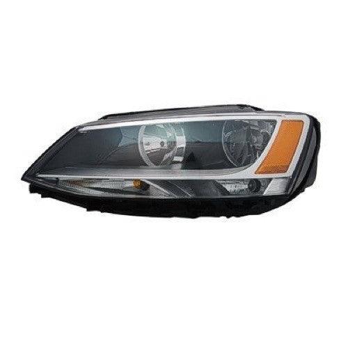 2011-2016 Volkswagen Jetta Head Lamp Driver Side Halogen High Quality