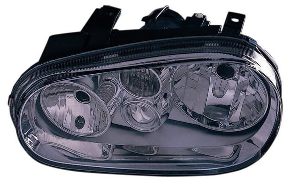 1999-2002 Volkswagen Golf Head Lamp Passenger Side With Out Fog (Chrome Bezel) High Quality